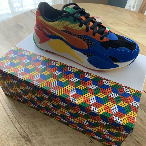 PUMA x Rubik's RS-X3 Rubik's Cube Low-Top Sneakers - Picture 2 of 8
